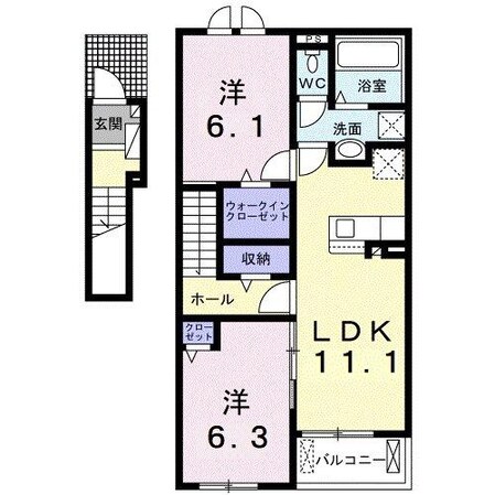 フェリス　エムの物件間取画像